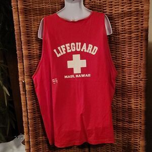 Lifeguard Maui Hawaii Tank Top 3XL NWOT